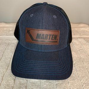 Marten Transport Denim Blue Mesh Snap Back Hat